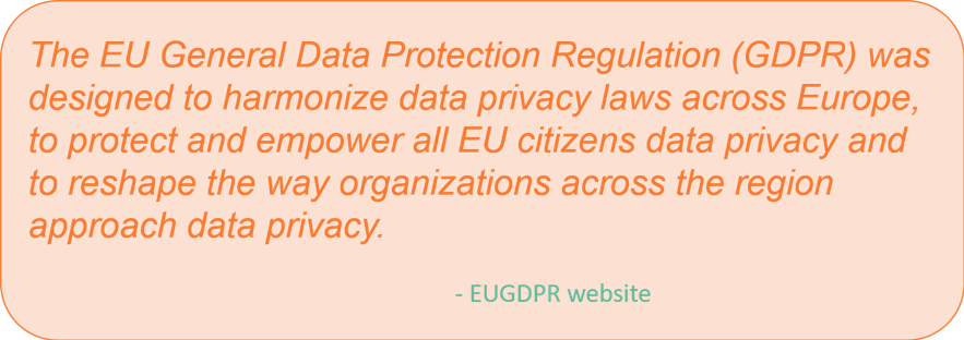 What is the purpose of European GDPR? general data protection regulation email marketing